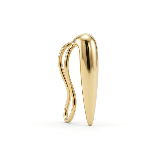 Piercing Gota Banhado em Ouro 18k