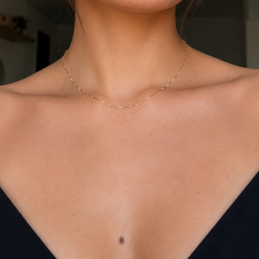 Colar Veneziana Banhado em Ouro 18k