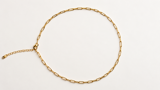 Colar Elos Clássico Banhado em Ouro 18k