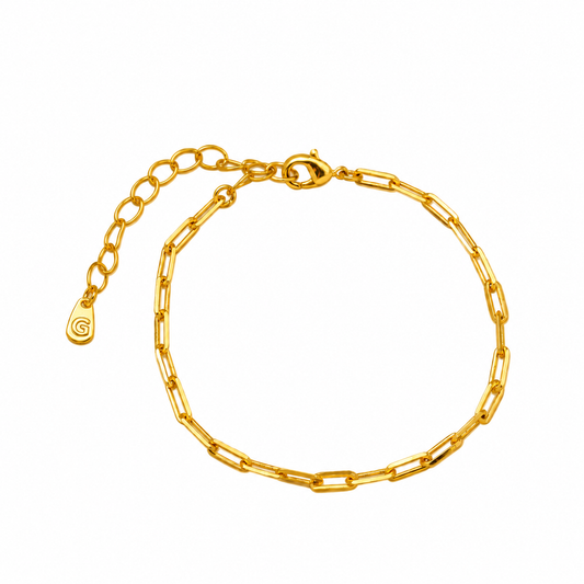 Pulseira Elos Finos Banhado em Ouro 18k