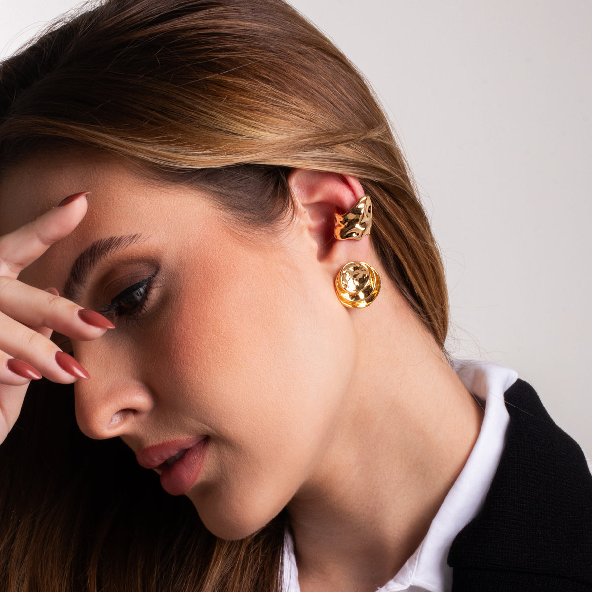 Piercing Fake Banhado em Ouro 18k