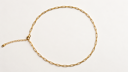 Colar Elos Clássico Banhado em Ouro 18k