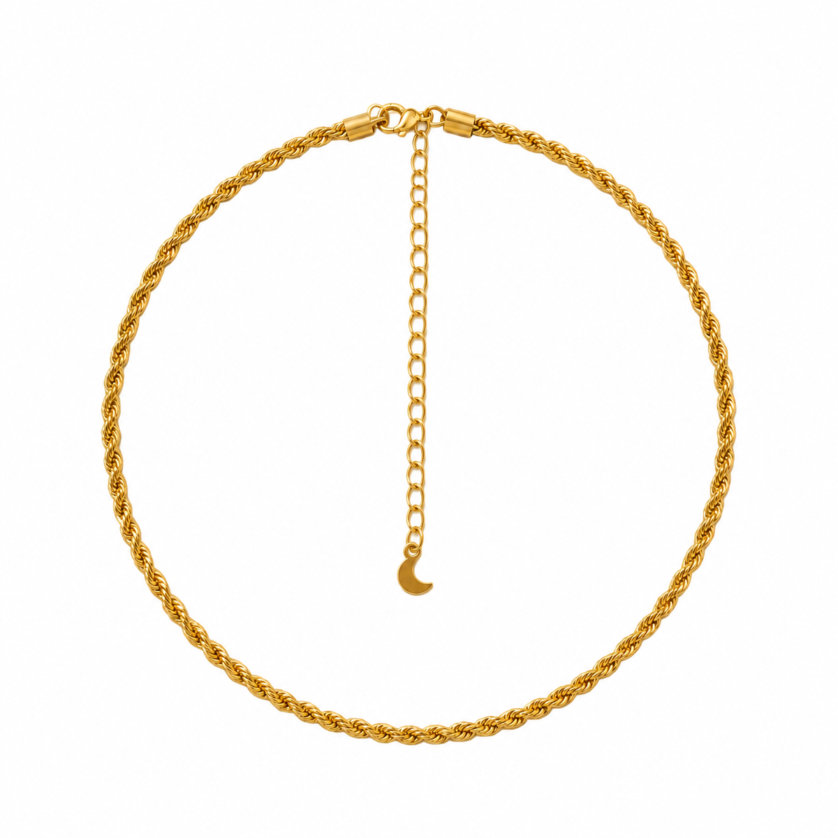 Colar Choker Cordão Baiano Banhado em Ouro 18k