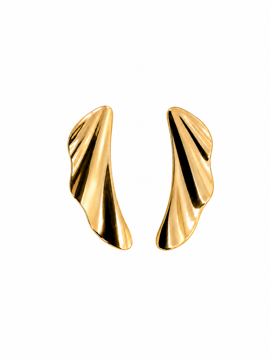 Brinco Asa Banhado em Ouro 18k